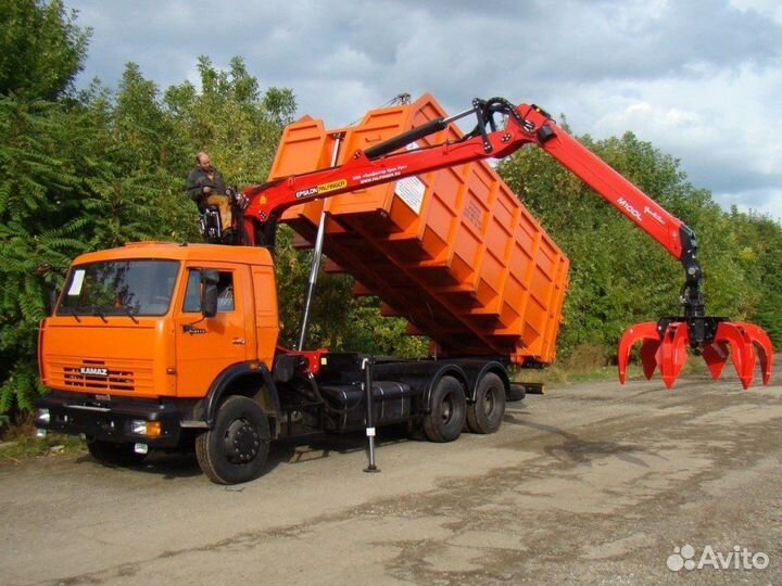 Ломовоз с манипулятором