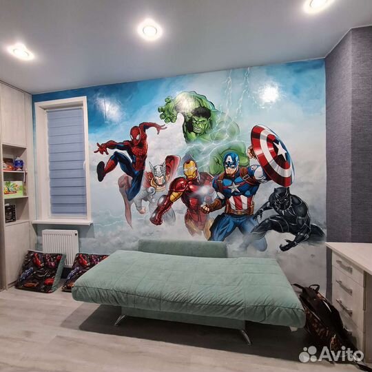 Художественная роспись стен. Граффити Художник