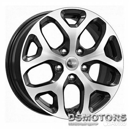 Диски кс869 6.5/16 4x100 ET50 d60.1 алмаз чёрный