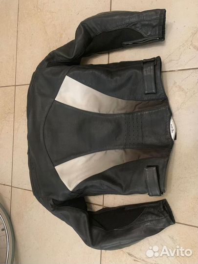 Мотокуртка кожаная мужская