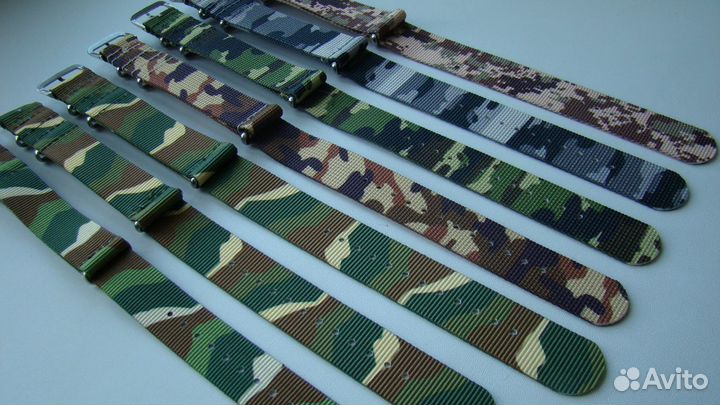 Новые нейлоновые ремни nato камуфляж