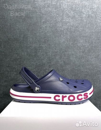 Crocs сабо синие