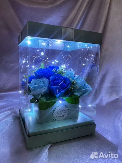 Светящийся букет. Ночник. Подарк на любой случай