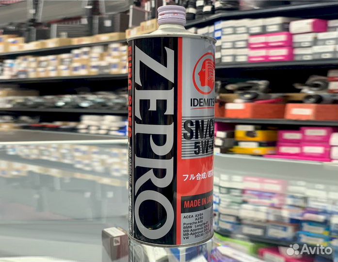 Масло моторное idemitsu zepro euro spec 5W-40 1 л
