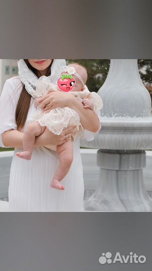 Праздничное платье для девочки 3-6 мес