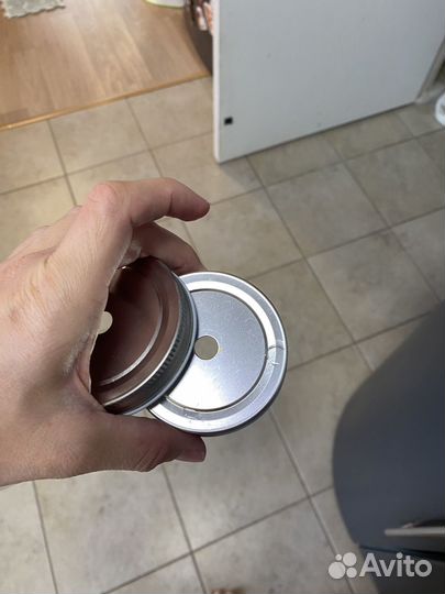 Банка с крышкой и трубочкой для коктейлей 4шт