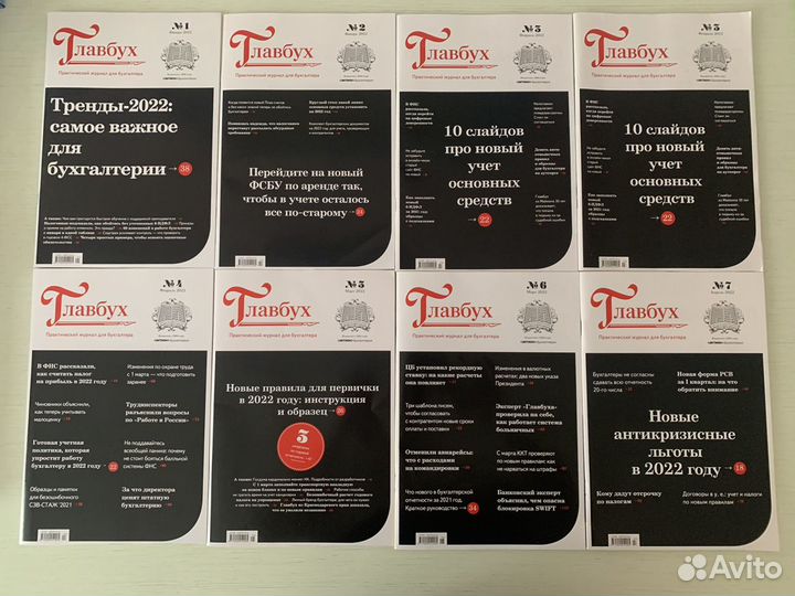 Журналы Главбух, Финансовый директор, ип актион