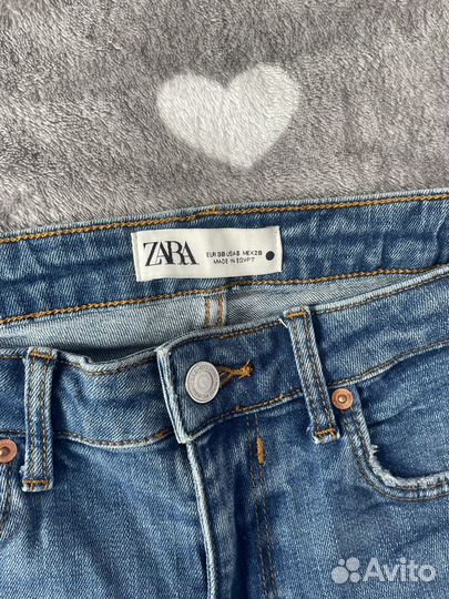 Джинсы zara skinny 38