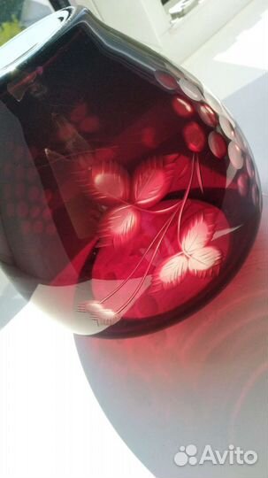 Ваза Дятьковский хрусталь 1950 годы