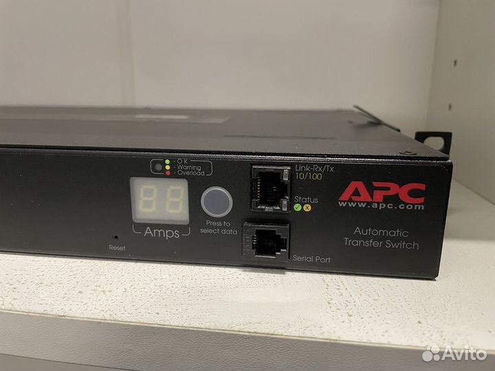 Автоматический ввод резерва (авр) APC AP7723