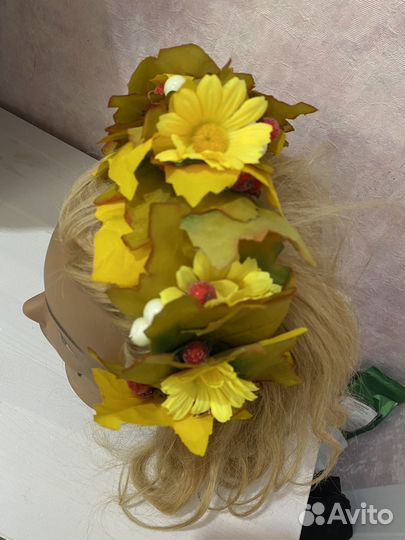 Ободок для волос ручной работы