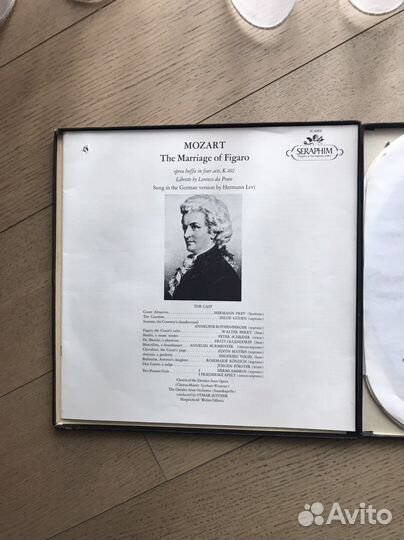 Фирменные пластинки Mozart на немецком языке