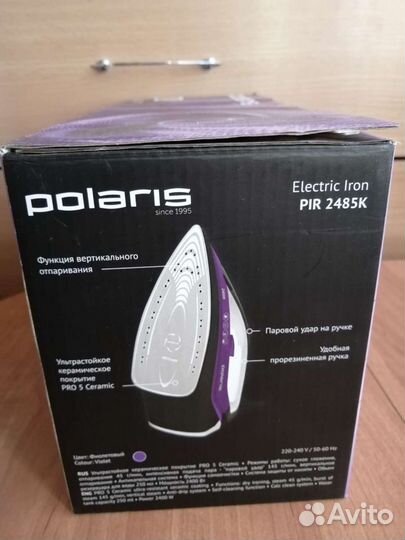 Утюг polaris новый