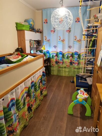 Кровать чердак IKEA Кюра + матрас+шторка+полог