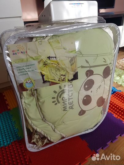 Комплект постельного белья в детскую кроватку