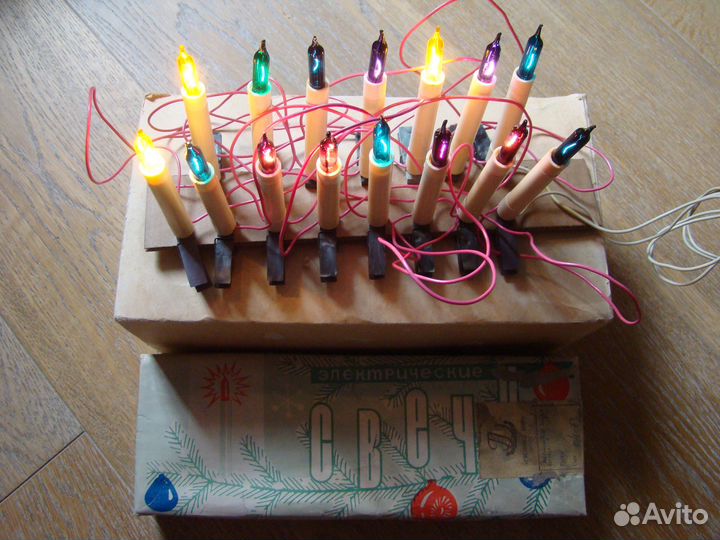 Елочные гирлянды СССР