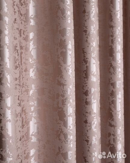 Комплект портьер Версаль Розовый шторы занавески