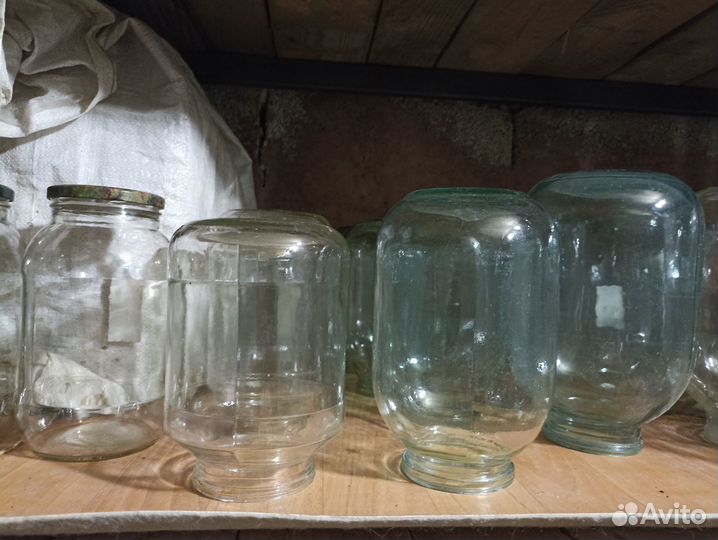 Банки разные. Бутыль стеклянная для вина 18 лит
