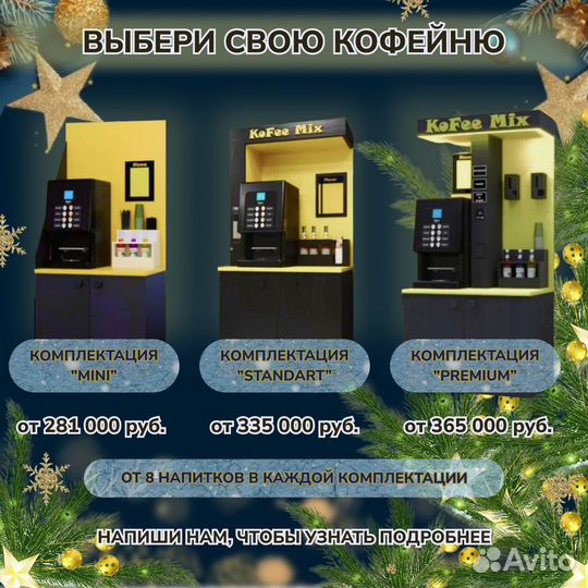 Кофейни самообслуживания под ключ