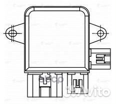Модуль управления электровентилятора охлаждения