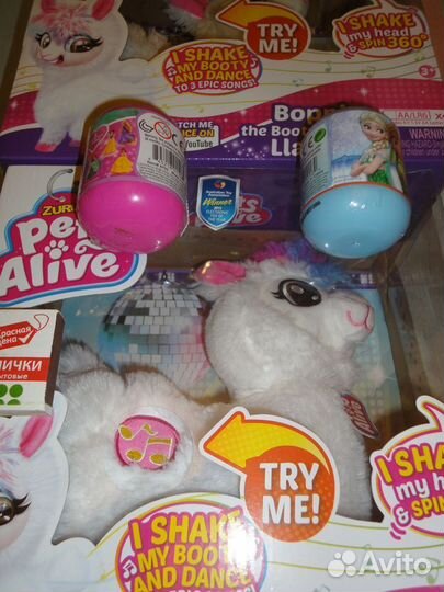 Игрушка Танцующая Лама+кукла Zuru,новые