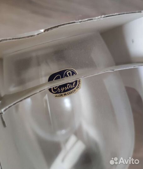 Новые в упаковке бокалы Bohemia