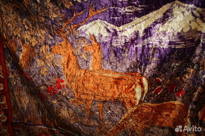 Ковёр советский плюшевый