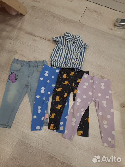 Пакет вещей на девочку 80 размер