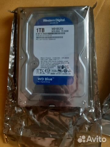 Жесткий диск WD Blue 1тб новый купить в Санкт-Петербурге | Электроника ...