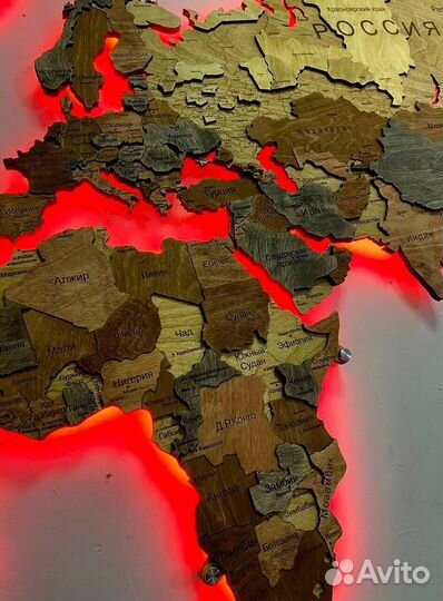 Карта России с подсветкой