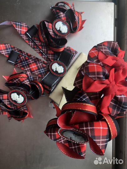 Бантики для волос ручной работы