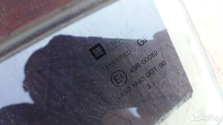 Стекло двери задней левой №81 Opel Astra F 1996