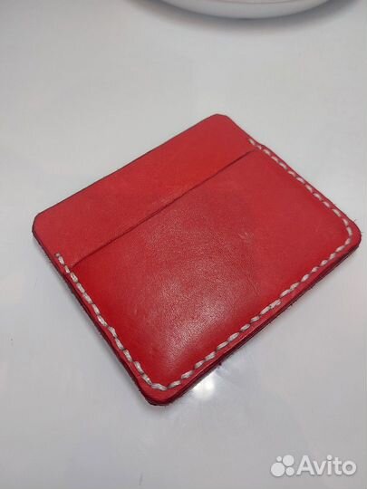 Картхолдер из натуральной кожи ручная работа