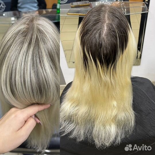 Окрашивание, air tach, ботокс,кератин волос