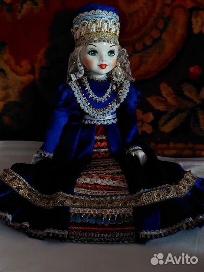 Кукла фарфорофая. Винтаж. Русская