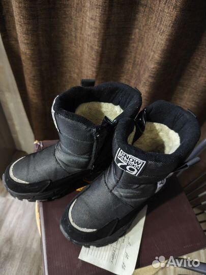 Сапоги детские зимние 35