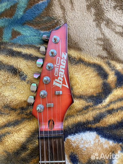 Электрогитара Ibanez Gio GRX70QA+фирменный чехол