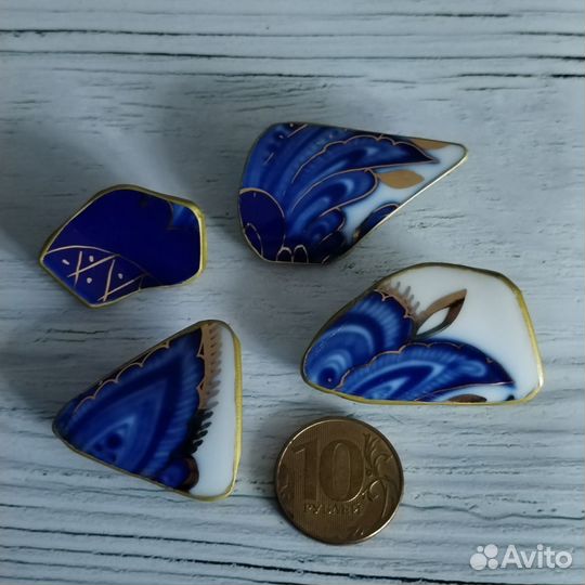 Броши фарфор