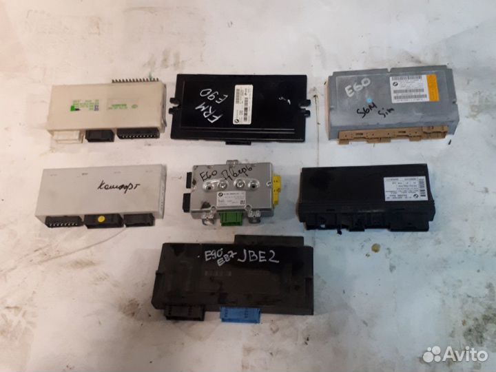 Блок комфорта JBE, FRM, SGM BMW