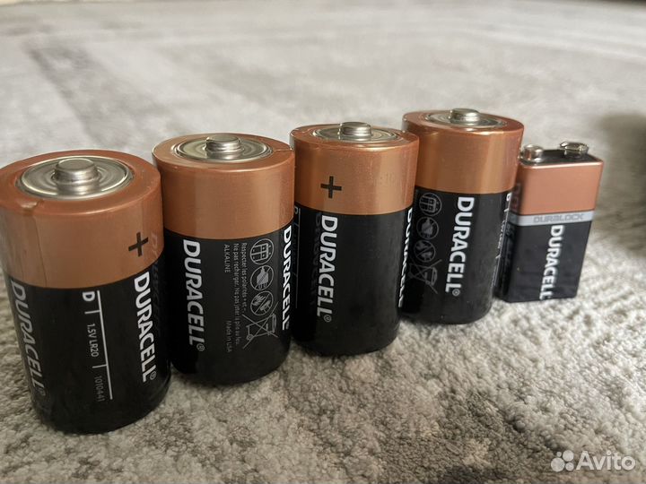 Батарейки duracell D
