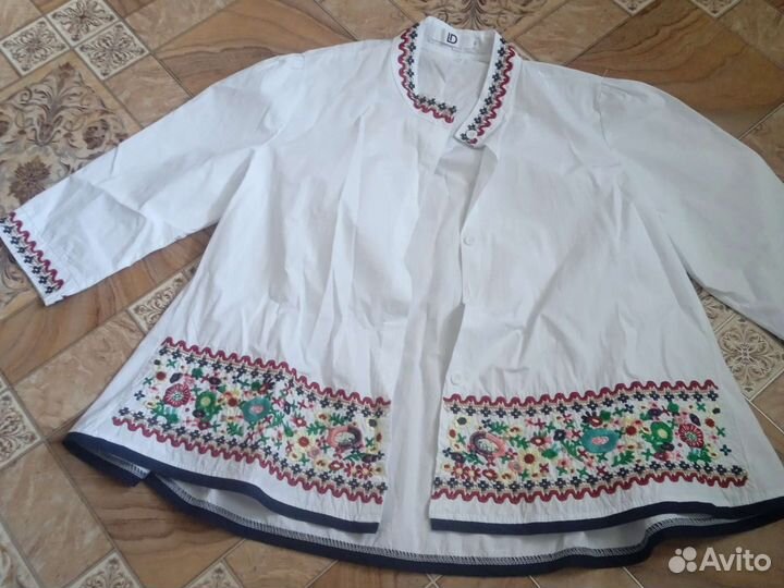 Рубашка женская белая 44 46