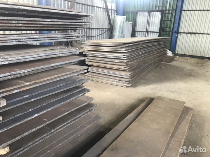 Лист стальной металлический толщина от 10 до 20 мм