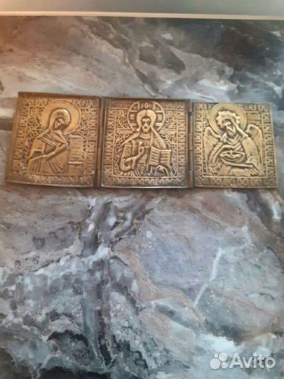 Старинные иконы складни