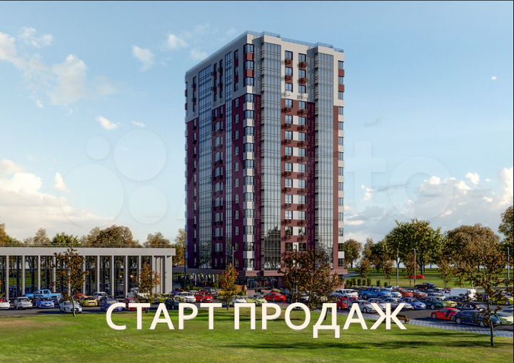 1-к. квартира, 32,3 м², 2/15 эт.
