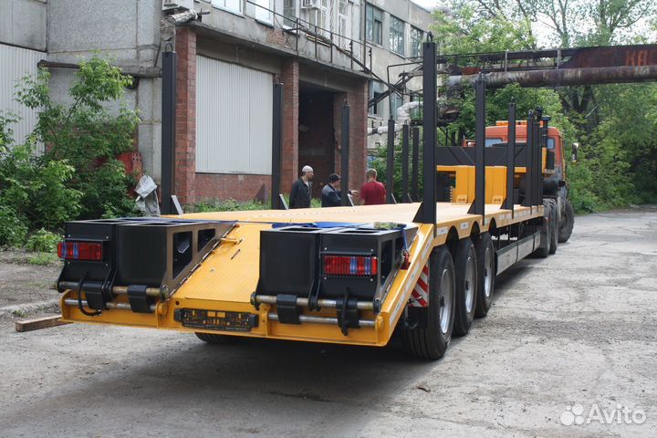 Полуприцеп трал (тяжеловоз) Авиком 98713-04 высокорамный, 2024