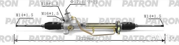 Рейка рулевая PSG3040 patron