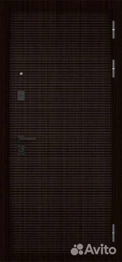 Дверь входная металлическая с зеркалом