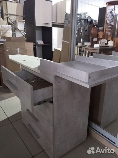 Гладильная доска комод цемент светлый