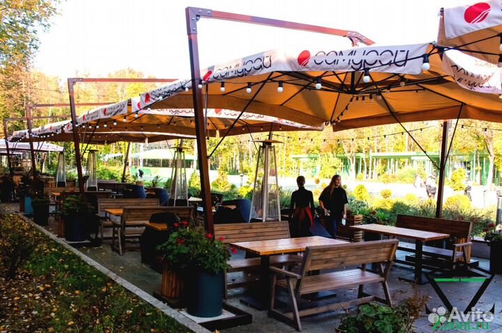 Дачный зонт