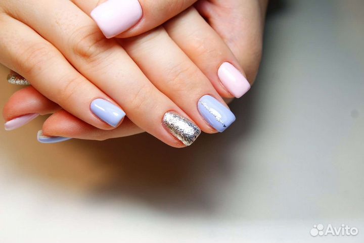 Маникюр с покрытием гель лак шеллак